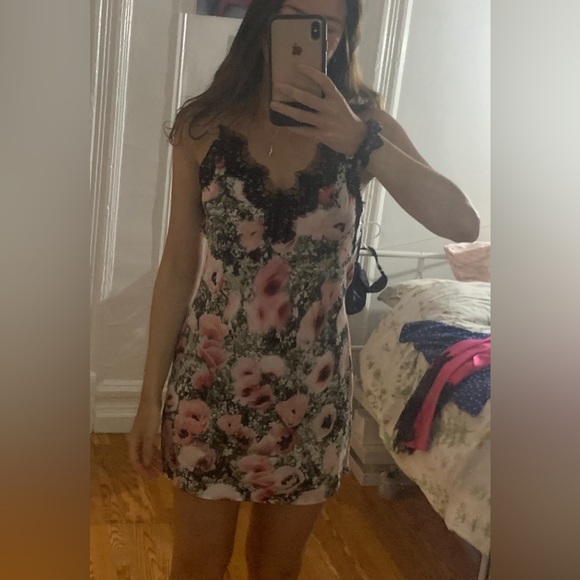 SOLD Fleur du mal silk slip dress - Picture 6 of 6